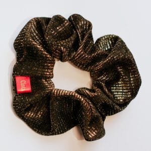 Scrunchie Brillo Dorado